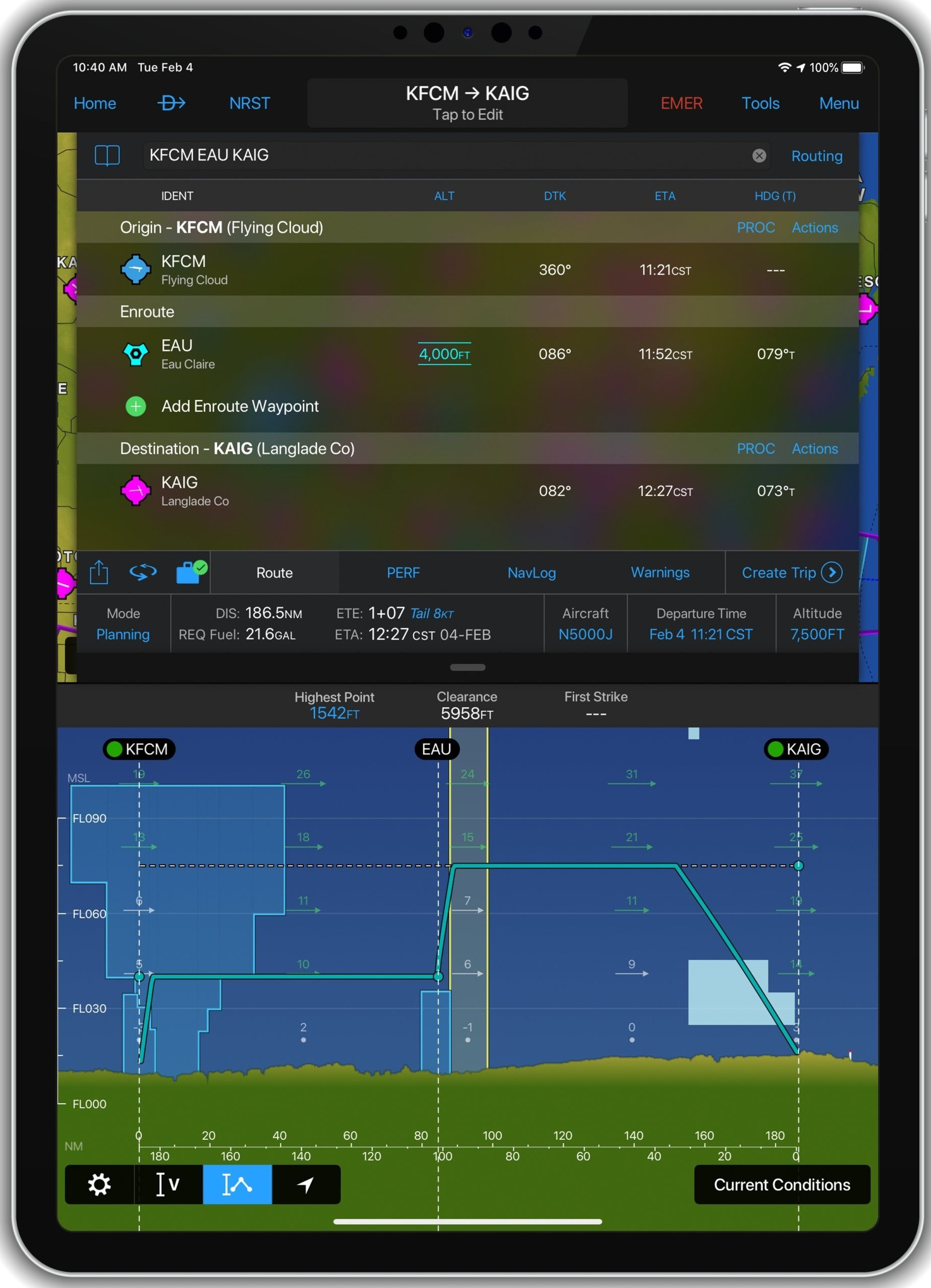 Garmin brings flight deck technology and tools to the Garmin Pilot app